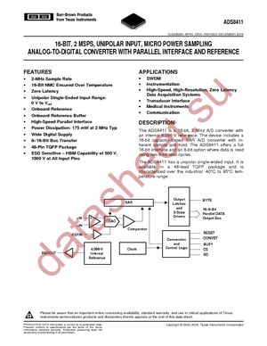 ADS8411IBPFBRG4 datasheet  